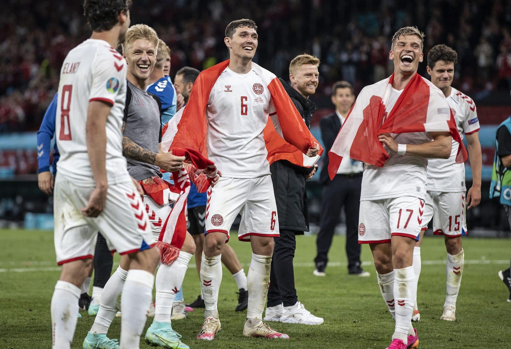 Andreas Christensen national team celebrating