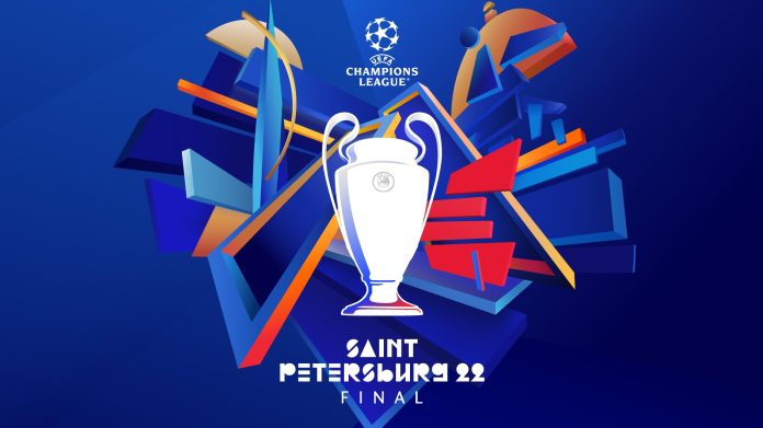 Champions League branding for 2022 final